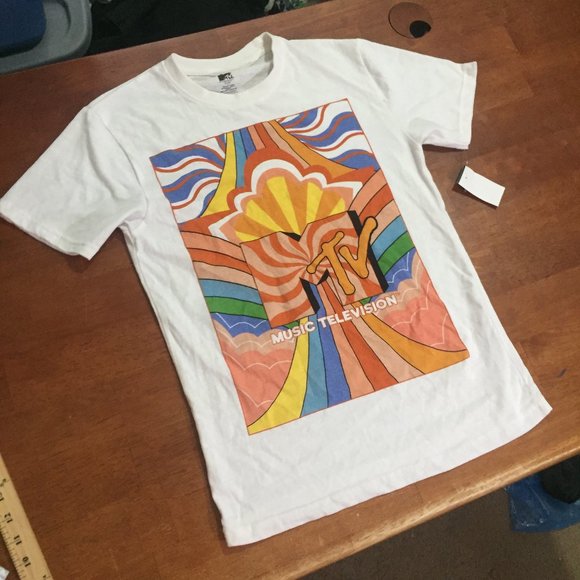 MTV Tops - MTV White Tee